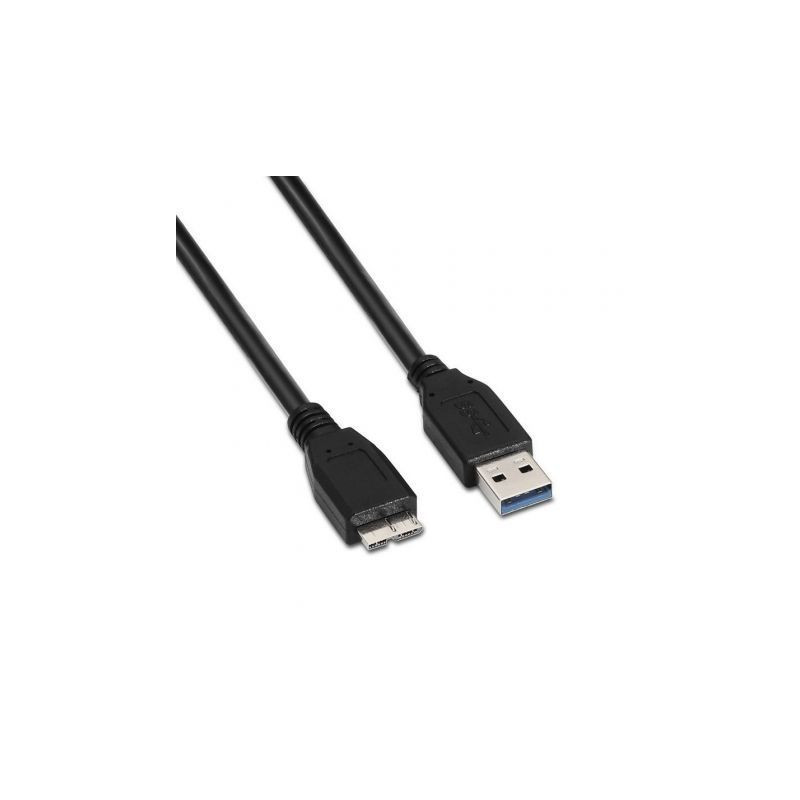 Cable USB 3.0 Aisens A105-0044/ USB Macho - MicroUSB Macho/ 5Gbps/ 2m/