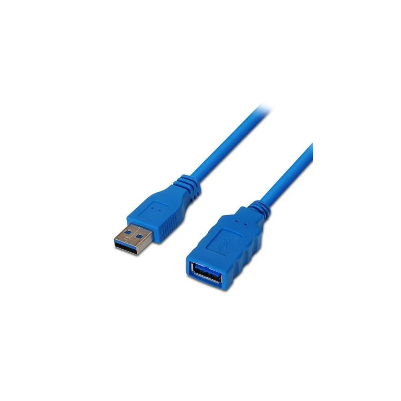 Cable Alargador USB 3.0 Aisens A105-0045/ USB Macho - USB Hembra/ Hast