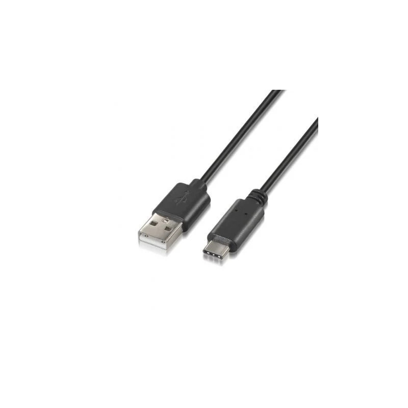 Cable USB 2.0 Tipo-C Aisens A107-0051/ USB Tipo-C Macho - USB Macho/ 4