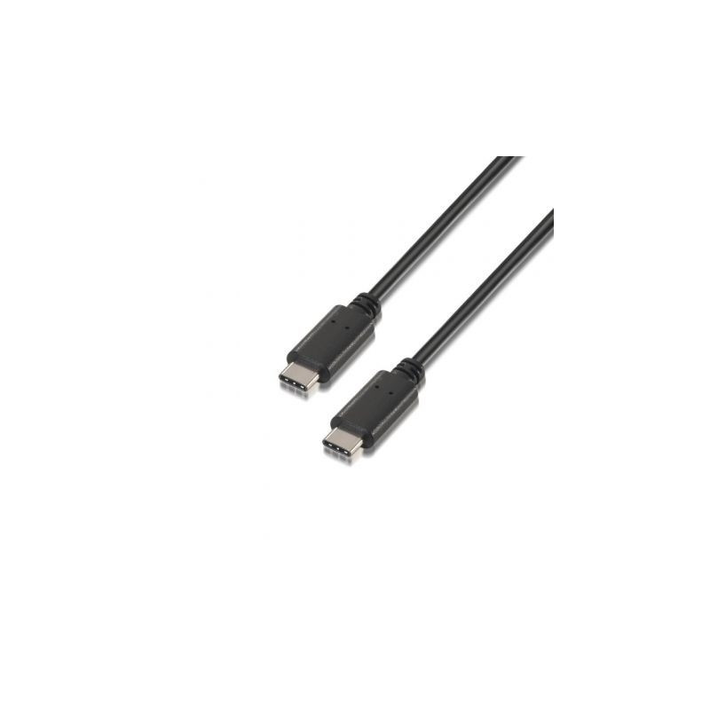 Cable USB 2.0 Tipo-C Aisens A107-0055/ USB Tipo-C Macho - USB Tipo-C M