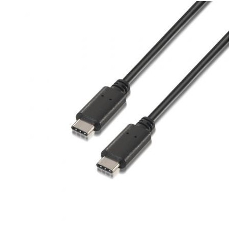 Cable USB 2.0 Tipo-C Aisens A107-0055/ USB Tipo-C Macho - USB Tipo-C M