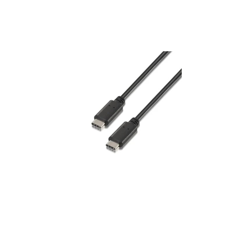 Cable USB 2.0 Tipo-C Aisens A107-0057/ USB Tipo-C Macho - USB Tipo-C M