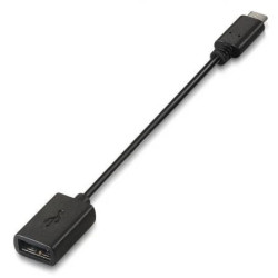 Cable USB 2.0 Aisens A107-0059/ USB Tipo-C Macho - USB Hembra/ 480Mbps