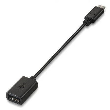 Cable USB 2.0 Aisens A107-0059/ USB Tipo-C Macho - USB Hembra/ 480Mbps