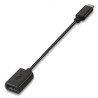 Cable USB 2.0 Aisens A107-0059/ USB Tipo-C Macho - USB Hembra/ 480Mbps
