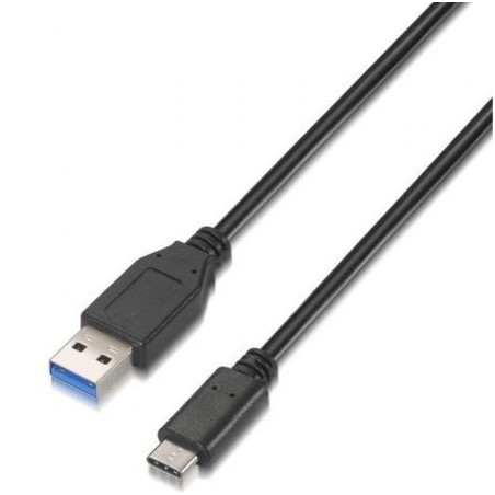 Cable USB 3.1 Tipo-C Aisens A107-0060/ USB Tipo-C Macho - USB Macho/ 1