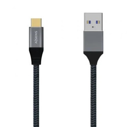 Cable USB 3.1 Tipo-C Aisens A107-0632/ USB Tipo-C Macho - USB Macho/ 1