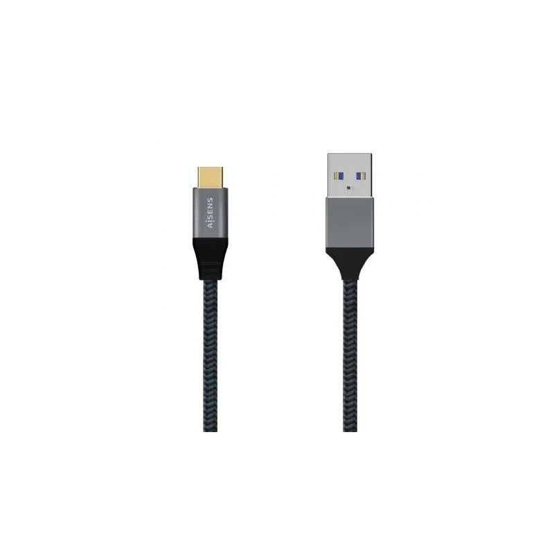 Cable USB 3.1 Tipo-C Aisens A107-0632/ USB Tipo-C Macho - USB Macho/ 1
