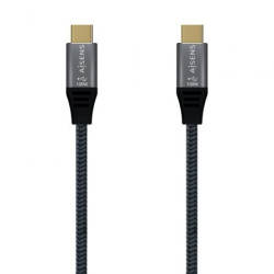 Cable USB 3.2 Tipo-C Aisens A107-0634 20GBPS 5A 100W/ USB Tipo-C Macho