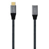 Cable Alargador USB 3.2 Tipo-C Aisens A107-0635 20GBPS 5A 100W/ USB Ti