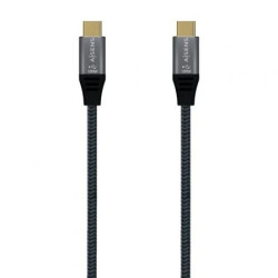 Cable USB 3.2 Tipo-C Aisens A107-0672 20GBPS 100W/ USB Tipo-C Macho -