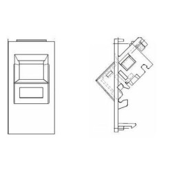 Insert Euromod Outlet Angled