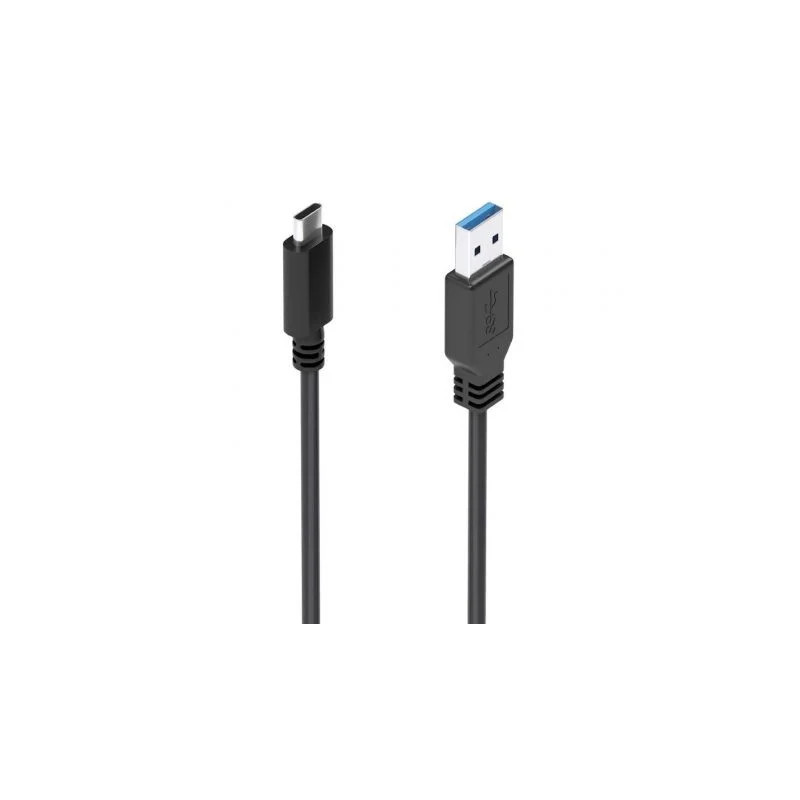 Cable USB 3.1 Tipo-C Aisens A107-0860/ USB Tipo-C Macho - USB Macho/ 1