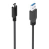 Cable USB 3.1 Tipo-C Aisens A107-0860/ USB Tipo-C Macho - USB Macho/ 1