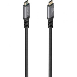 Cable USB 3.2 Tipo-C Aisens A107-0988/ USB Tipo-C Macho - USB Tipo-C M