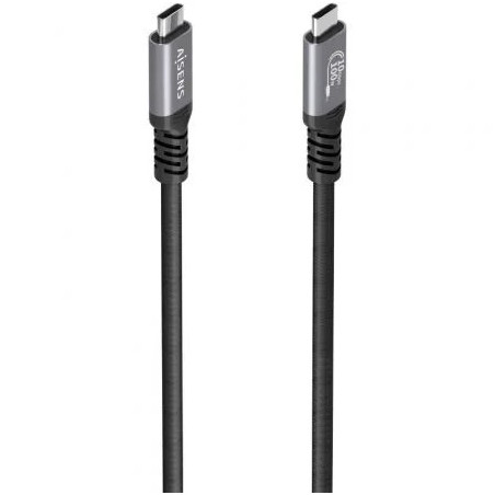 Cable USB 3.2 Tipo-C Aisens A107-0989/ USB Tipo-C Macho - USB Tipo-C M