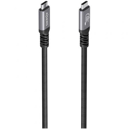 Cable USB 3.2 Tipo-C Aisens A107-0990/ USB Tipo-C Macho - USB Tipo-C M