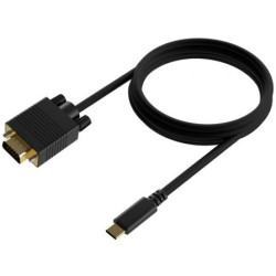 Cable Conversor Aisens A109-0692/ USB Tipo-C Macho - VGA Macho/ Hasta
