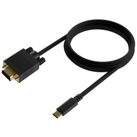 Cable Conversor Aisens A109-0693/ USB Tipo-C Macho - VGA Macho/ Hasta