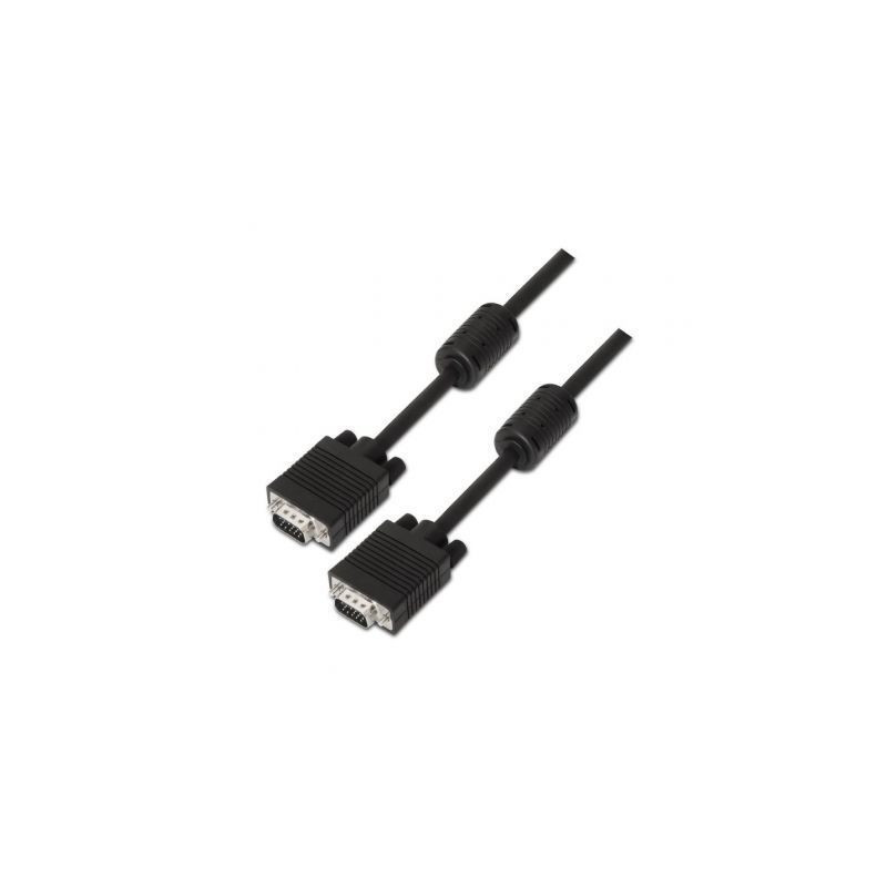 Cable SVGA Aisens A113-0075/ VGA Macho - VGA Macho/ Hasta 3W/ 10Mbps/