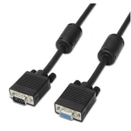 Cable Alargador SVGA Aisens A113-0078/ VGA Macho - VGA Hembra/ Hasta 3