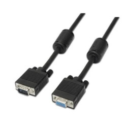 Cable SVGA Aisens A113-0079/ VGA Macho - VGA Hembra/ Hasta 3W/ 10Mbps/