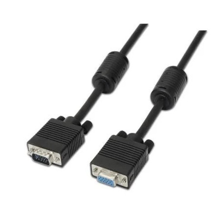 Cable SVGA Aisens A113-0079/ VGA Macho - VGA Hembra/ Hasta 3W/ 10Mbps/