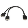 Cable Duplicador SVGA Aisens A113-0081/ VGA Macho - 2x VGA Hembra/ Has
