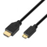 Cable HDMI Aisens A119-0114/ HDMI Macho - Mini HDMI Macho/ Hasta 10W/