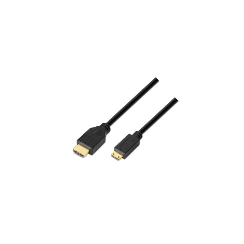 Cable HDMI Aisens A119-0115/ HDMI Macho - Mini HDMI Macho/ Hasta 10W/