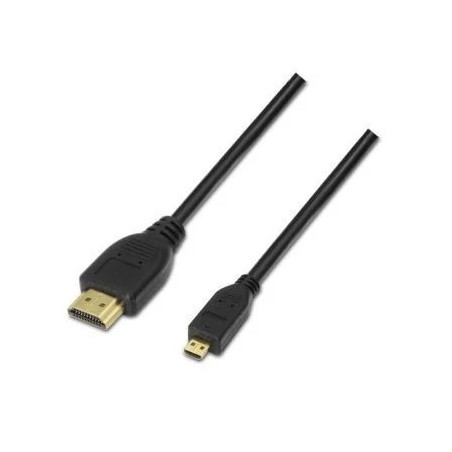 Cable Micro HDMI Aisens A119-0117/ HDMI Macho - Micro HDMI Macho/ Hast