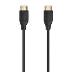 Cable HDMI 2.0 4K Aisens A120-0725/ HDMI Macho - HDMI Macho/ 3m/ Negro
