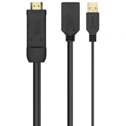 Cable Conversor 4K Aisens A122-0642/ HDMI Macho - DisplayPort Hembra -