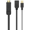 Cable Conversor 4K Aisens A122-0642/ HDMI Macho - DisplayPort Hembra -
