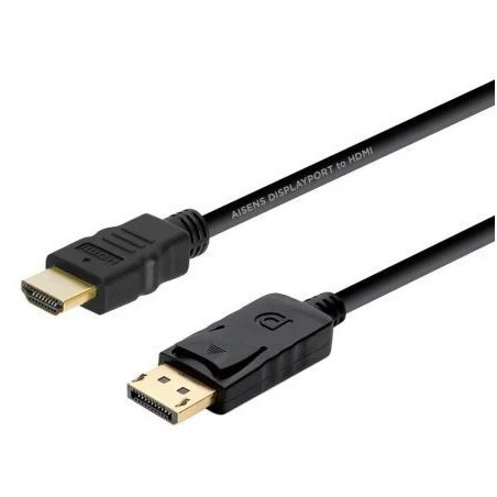Cable Conversor Aisens A125-0364/ DisplayPort Macho - HDMI Macho/ Hast