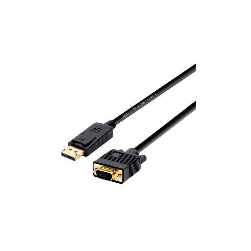 Cable Conversor Aisens A125-0365/ DisplayPort Macho - VGA Macho/ Hasta
