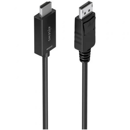 Cable Conversor Aisens A125-0893/ DisplayPort Macho - HDMI 4K Macho/ 1