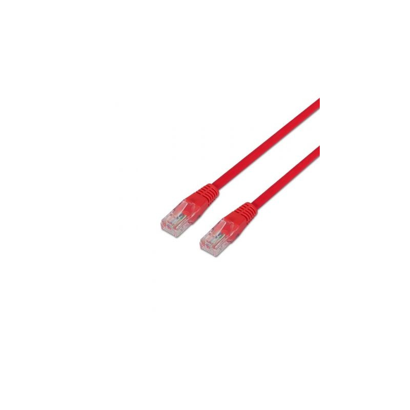 Cable de Red RJ45 UTP Aisens A133-0189 Cat.5e/ 2m/ Rojo