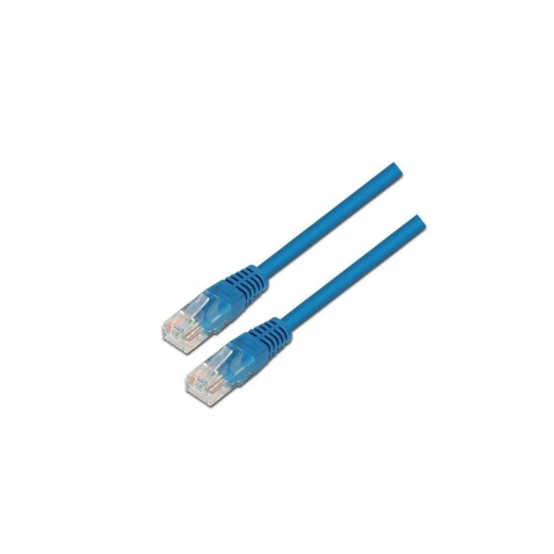 Cable de Red RJ45 UTP Aisens A133-0190 Cat.5e/ 50cm/ Azul