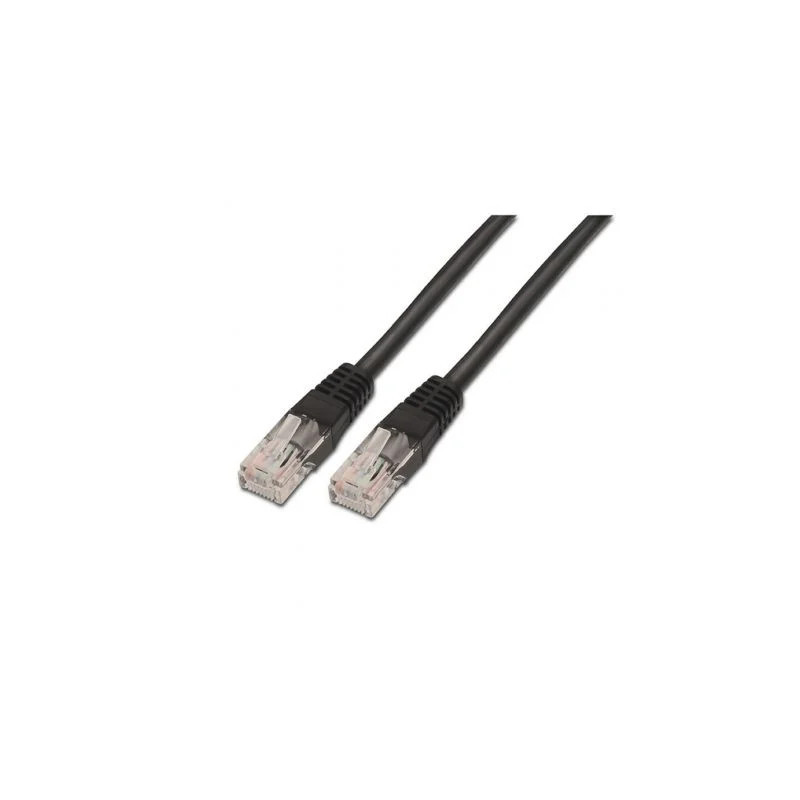 Cable de Red RJ45 UTP Aisens A133-0202 Cat.5e/ 50cm/ Negro