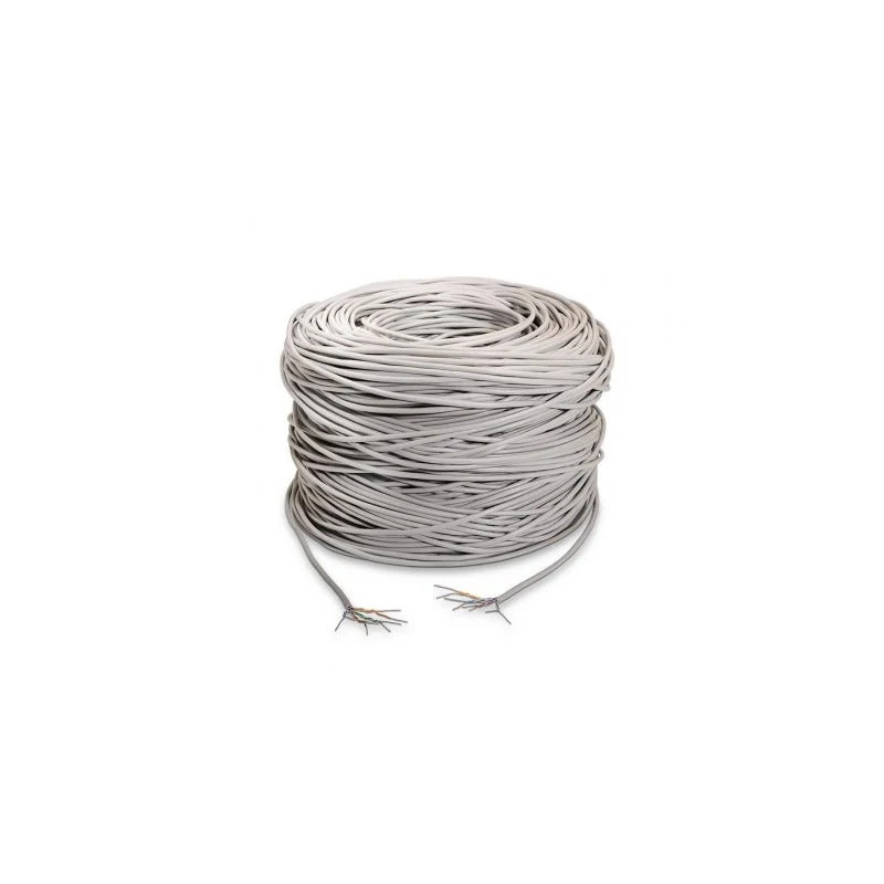 Bobina de Cable RJ45 UTP Aisens A133-0208 Cat.5e/ 100m/ Gris