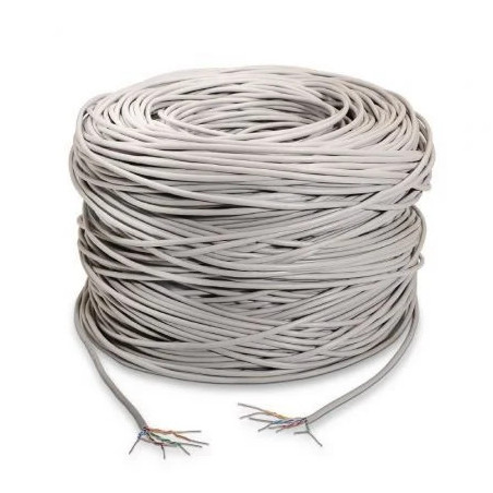Bobina de Cable RJ45 UTP Aisens A133-0209 Cat.5e/ 305m/ Gris