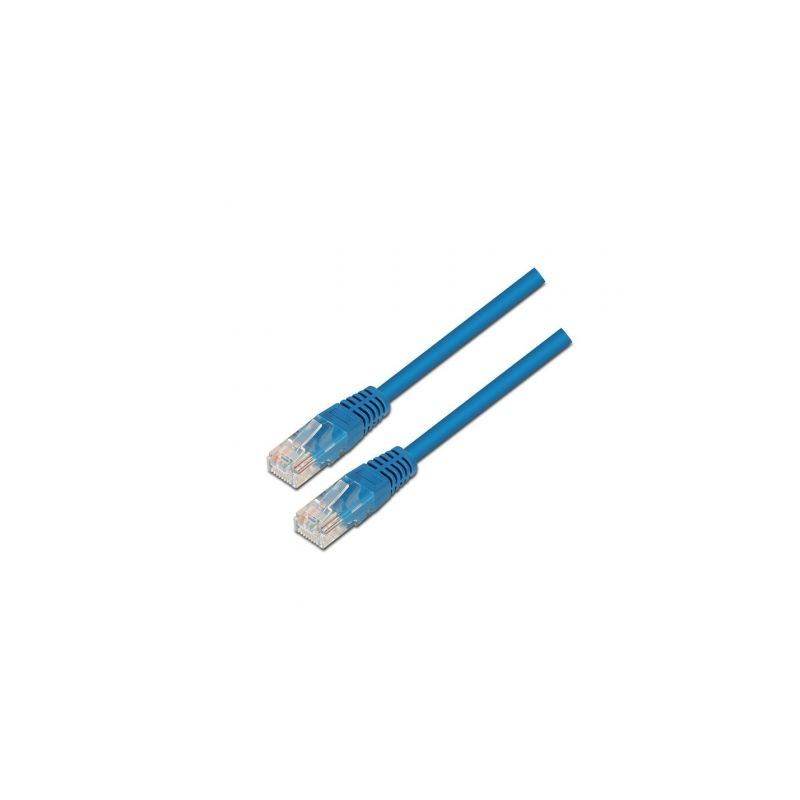 Cable de Red RJ45 UTP Aisens A135-0241 Cat.6/ 50cm/ Azul