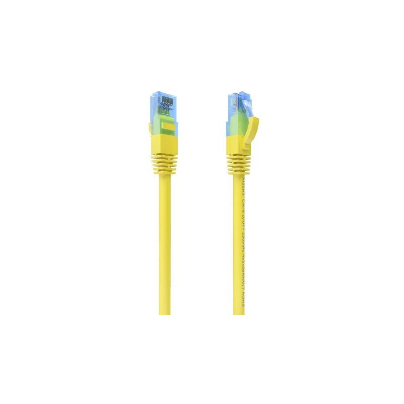 Cable de Red RJ45 AWG26 CCA UTP Aisens A135-0830 Cat.6/ 30cm/ Amarillo
