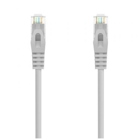 Cable de Red RJ45 AWG24 UTP Aisens A145-0553 Cat.6A/ LSZH/ 30cm/ Gris