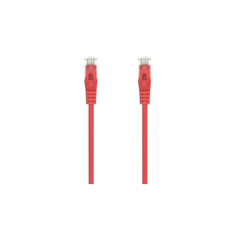 Cable de Red RJ45 AWG24 UTP Aisens A145-0559 Cat.6A/ LSZH/ 1m/ Rojo