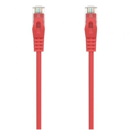 Cable de Red RJ45 AWG24 UTP Aisens A145-0559 Cat.6A/ LSZH/ 1m/ Rojo