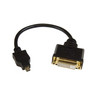 8inch Micro HDMI Male to DVI Female