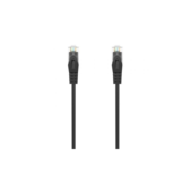 Cable de Red RJ45 AWG24 UTP Aisens A145-0585 Cat.6A/ LSZH/ 30cm/ Negro