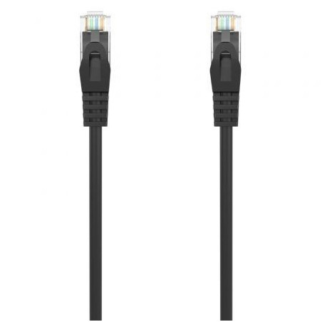 Cable de Red RJ45 AWG24 UTP Aisens A145-0587 Cat.6A/ LSZH/ 1m/ Negro
